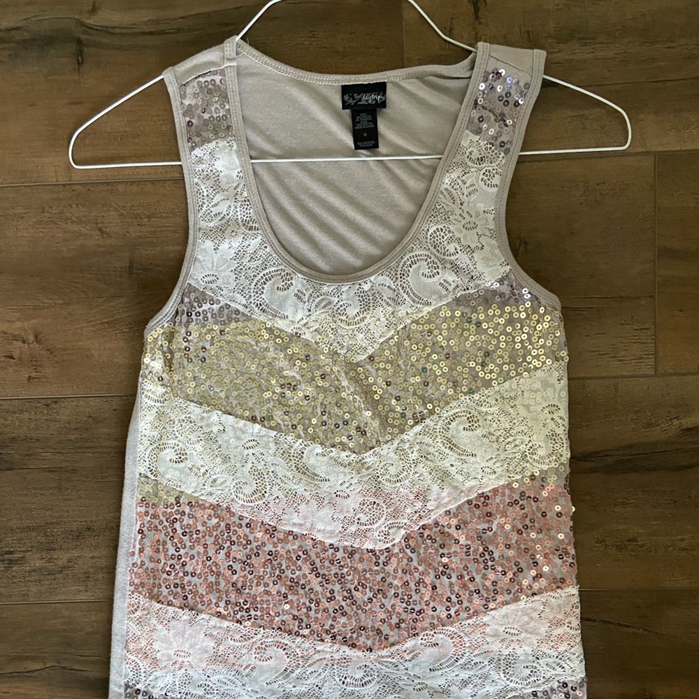 Daytrip Sequin Tank